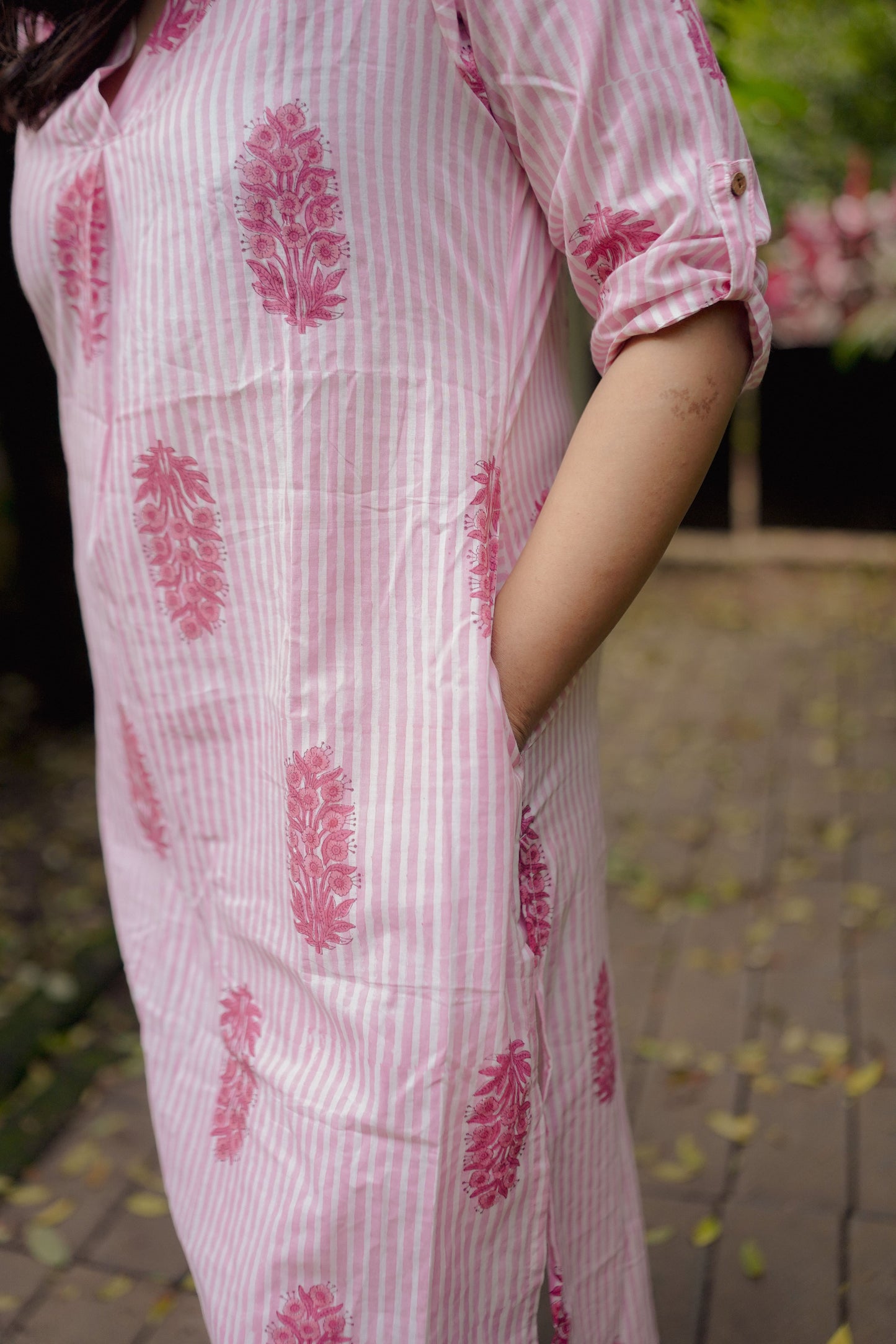 Pure Cotton Baby Pink Co-ord Set