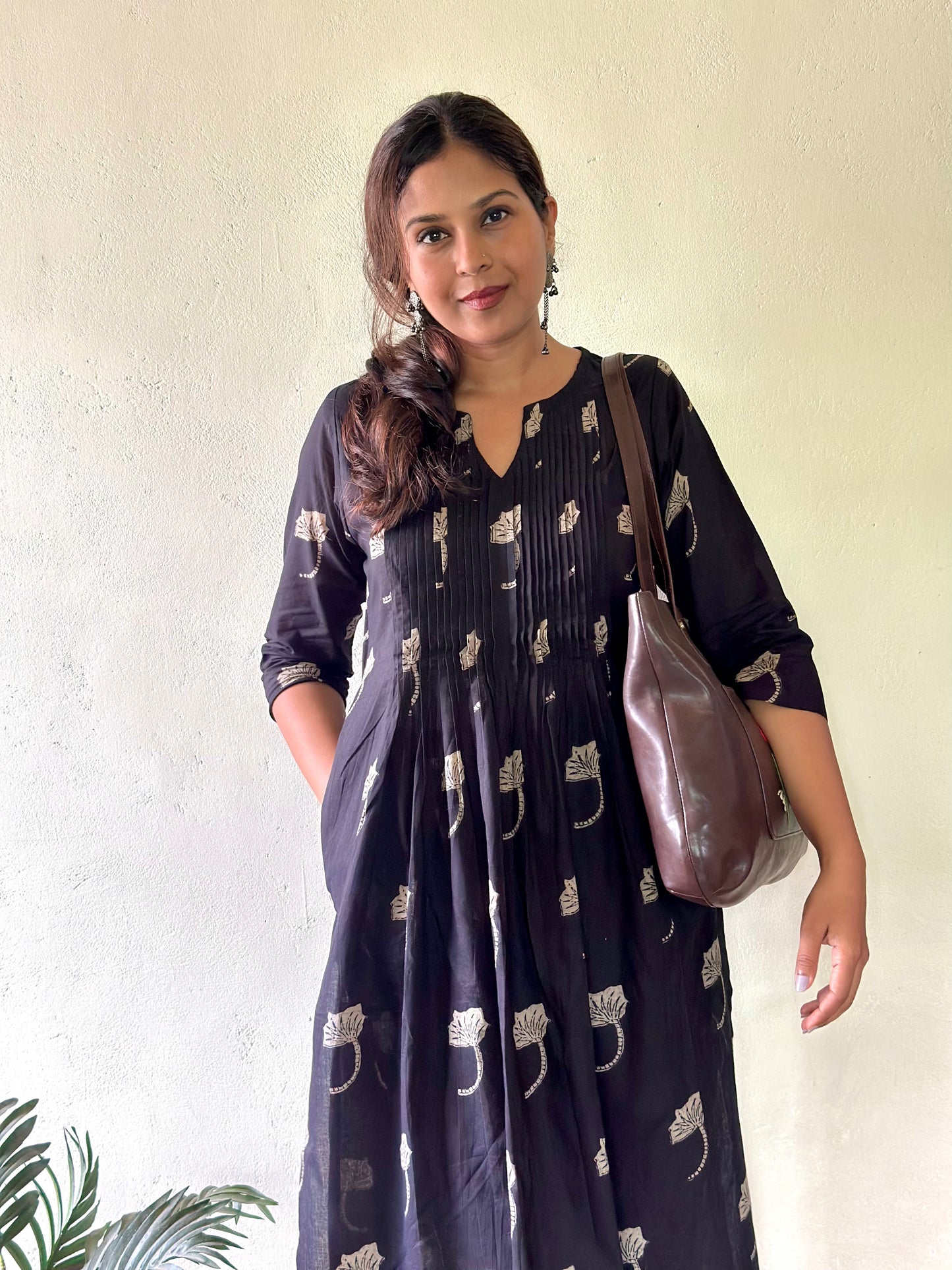 Black Floral Co-ord Set