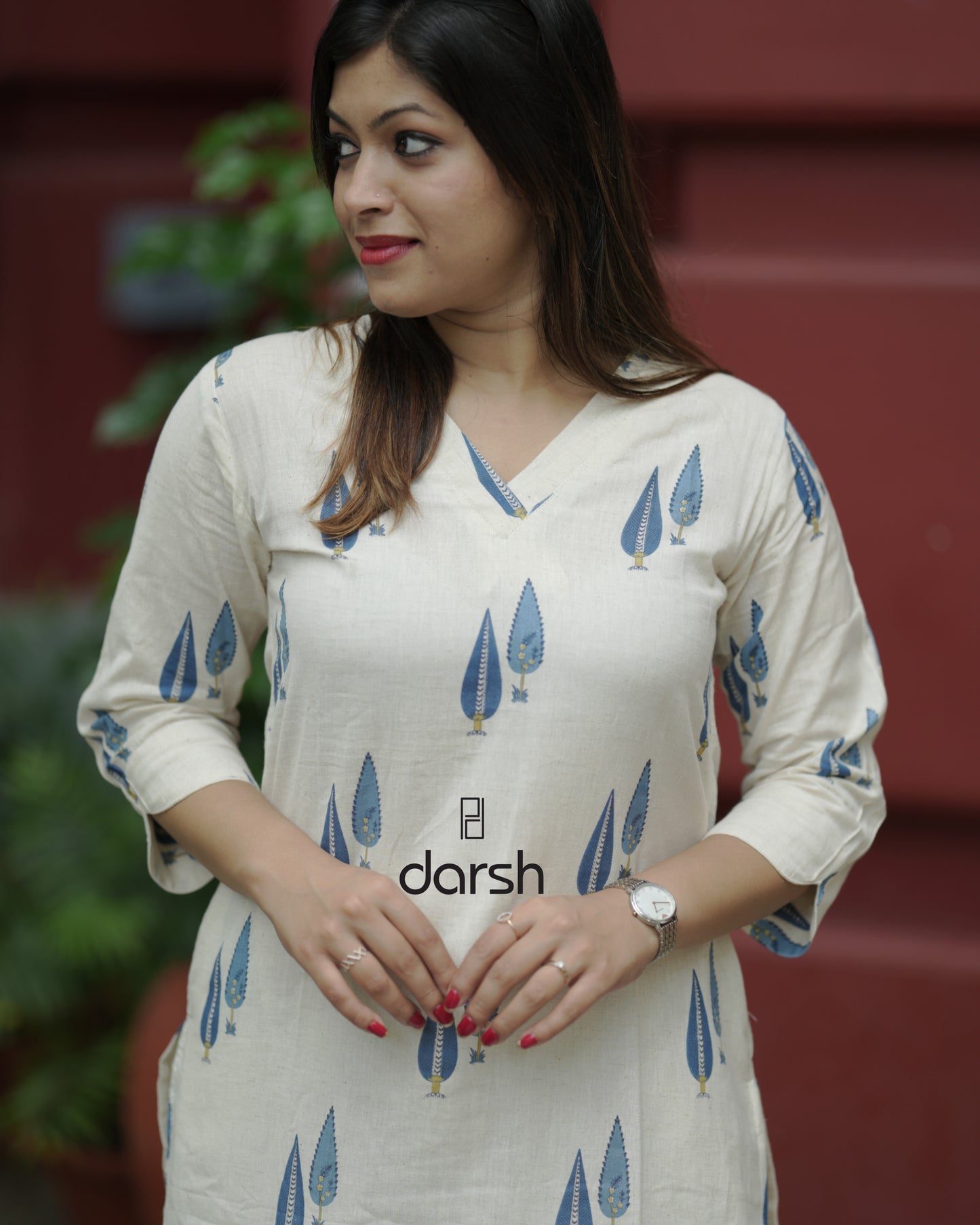 Blue Floral Co-ord Set