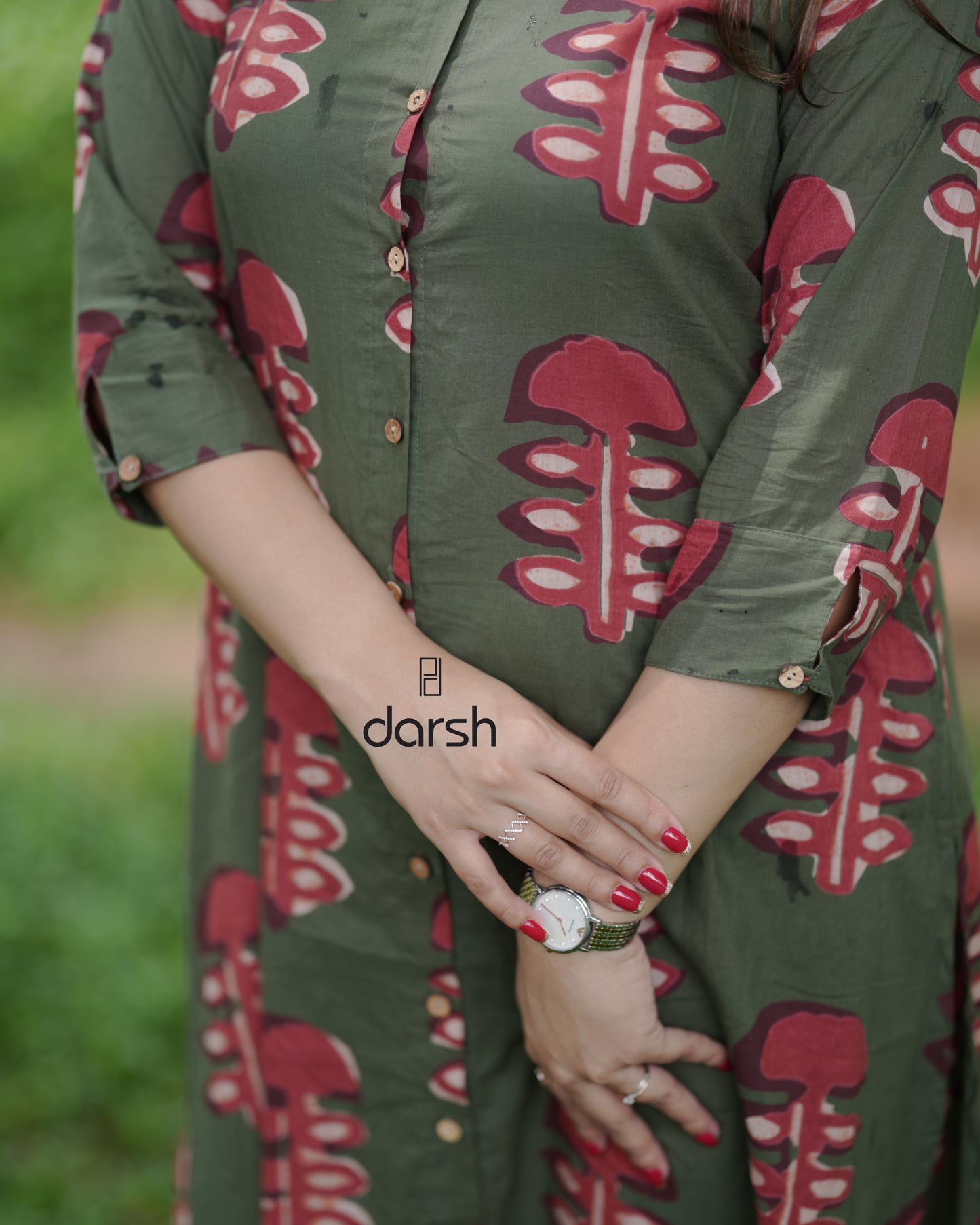 Mehendi Green Co-ord Set
