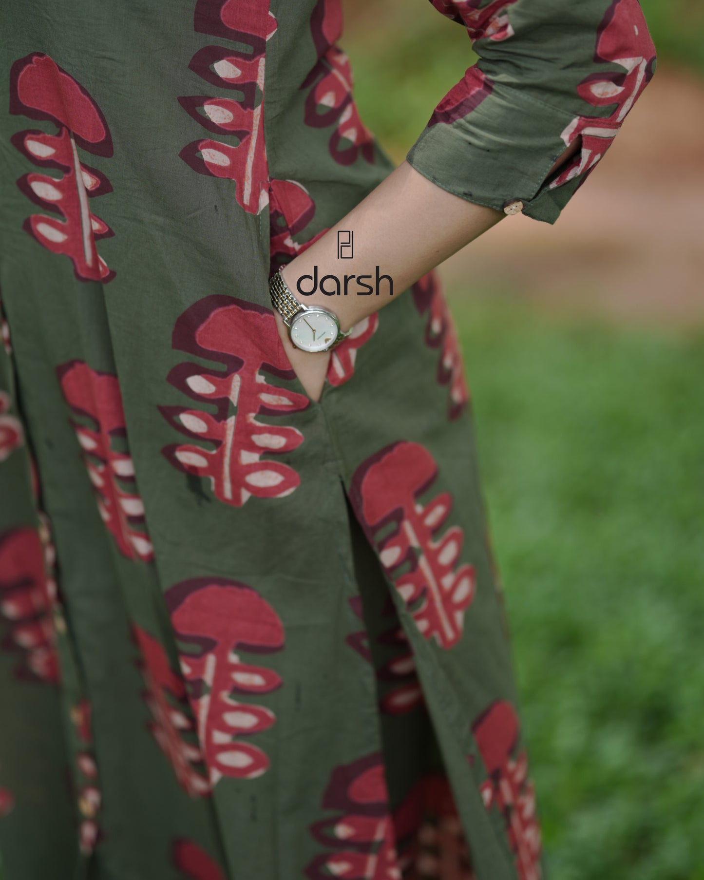 Mehendi Green Co-ord Set