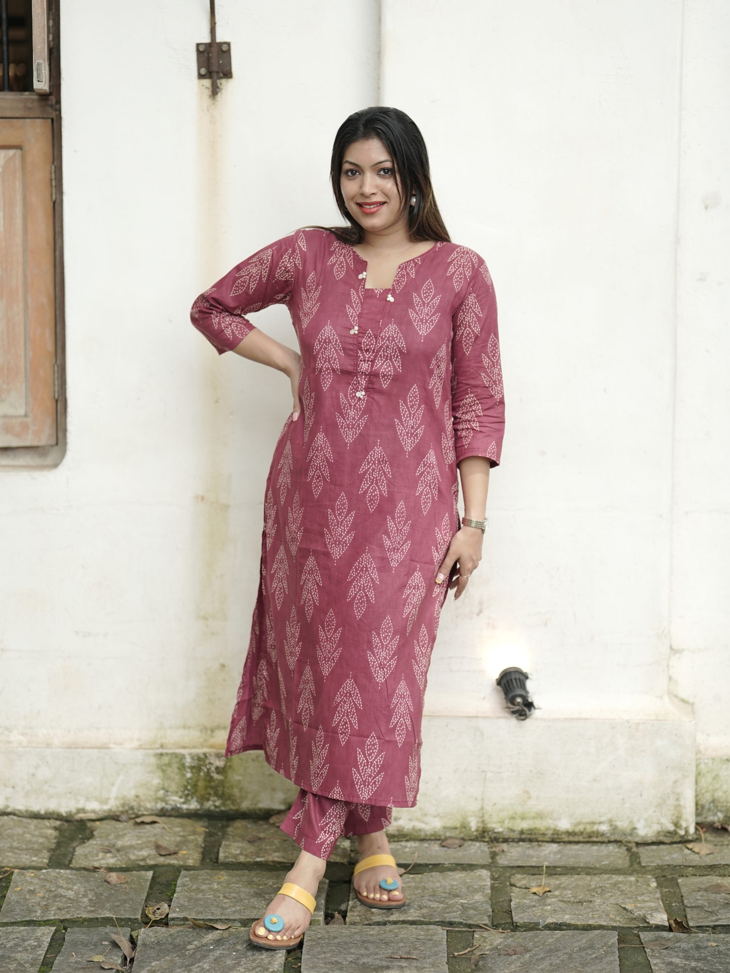 Light Maroon Co-ord Set