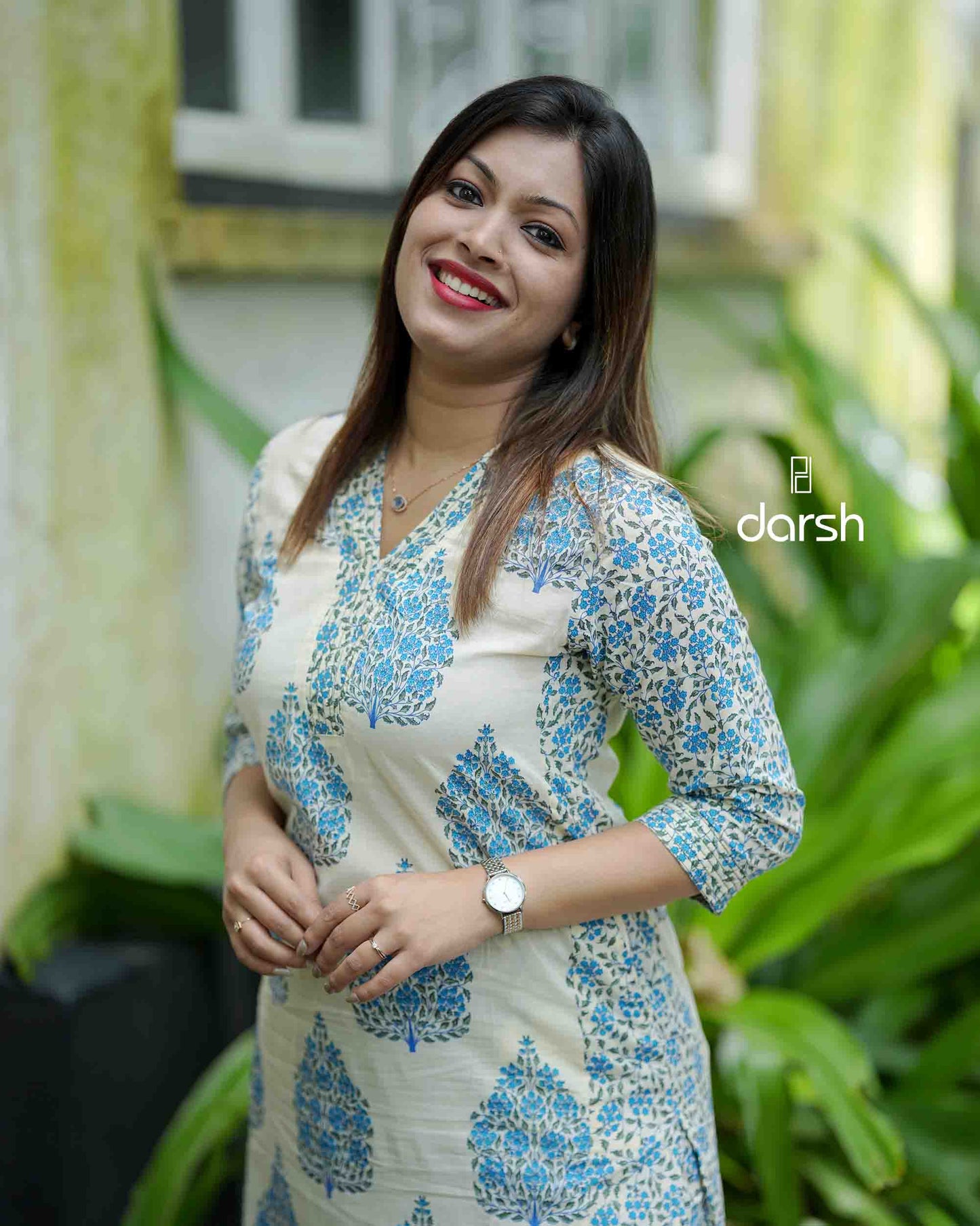 Blue Jaipuri Print Co-ord Set
