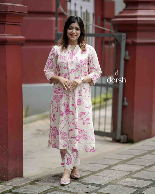 Pink Floral Co-ord Set