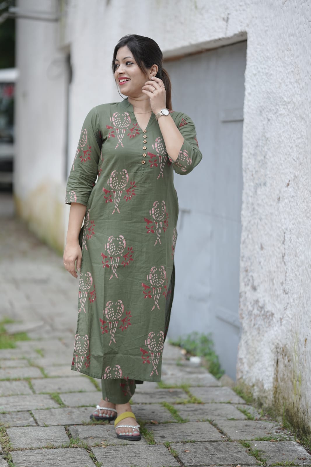 Pastel Garden Green Co-ord Set