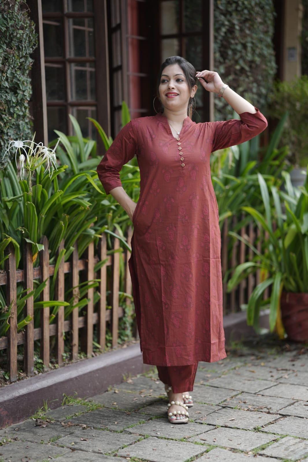 Rust Brown Co-ord Set